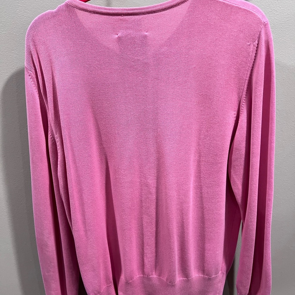 Lilly Pulitzer Pink Cardigan size Petite Medium - Picture 2 of 4
